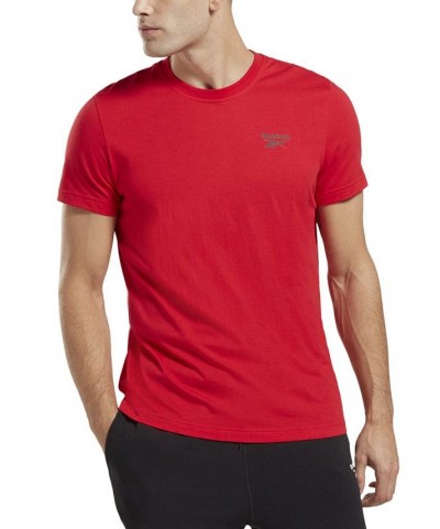 Men's Identity Classic Logo Graphic T-Shirt Vector Red $12.65 T-Shirts