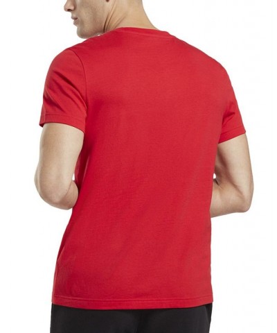 Men's Identity Classic Logo Graphic T-Shirt Vector Red $12.65 T-Shirts