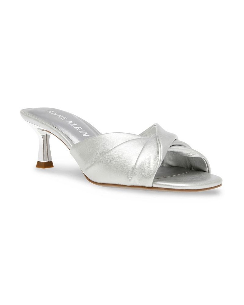 Women's Laila Dress Sandals Silver $53.46 Shoes