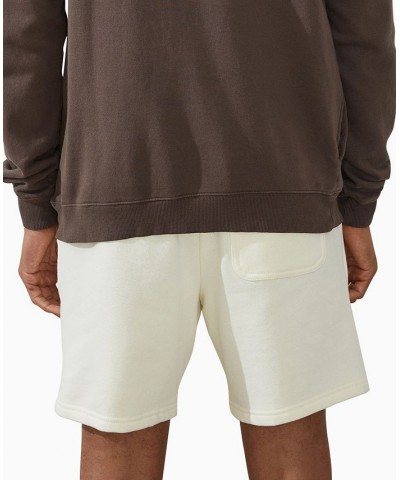 Men's Active Graphic Fleece Shorts Yellow $27.99 Shorts