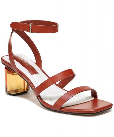 Lisa Ankle Strap Sandals Brown $48.00 Shoes