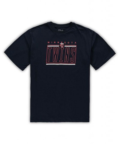 Men's Navy, Red Minnesota Twins Big and Tall T-Shirt and Shorts Sleep Set $43.19 Pajama