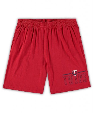 Men's Navy, Red Minnesota Twins Big and Tall T-Shirt and Shorts Sleep Set $43.19 Pajama