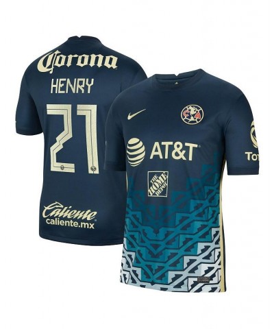 Men's Henry Martin Navy Club America 2021/22 Away Breathe Stadium Replica Player Jersey $54.60 Jersey