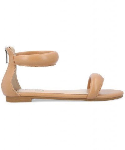 Women's Peytonn Puff Sandals Tan/Beige $40.50 Shoes