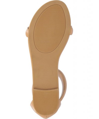 Women's Peytonn Puff Sandals Tan/Beige $40.50 Shoes