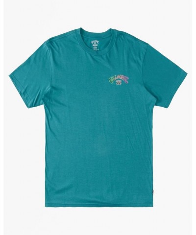 Men's Arch Fill Short Sleeves T-shirt Green $19.73 T-Shirts