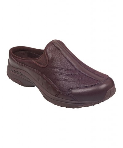 Women's Traveltime Round Toe Casual Slip-on Mules PD05 $37.92 Shoes