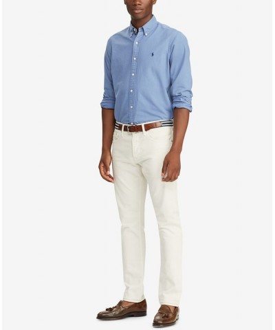 Men's Garment-Dyed Oxford Shirt Bastille Blue $63.45 Shirts