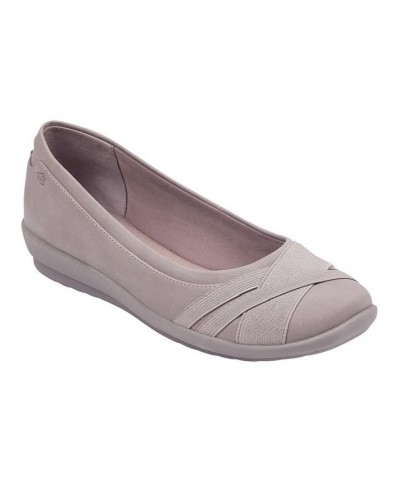 Women's Acasia Round Toe Slip-on Casual Flats Tan/Beige $43.45 Shoes