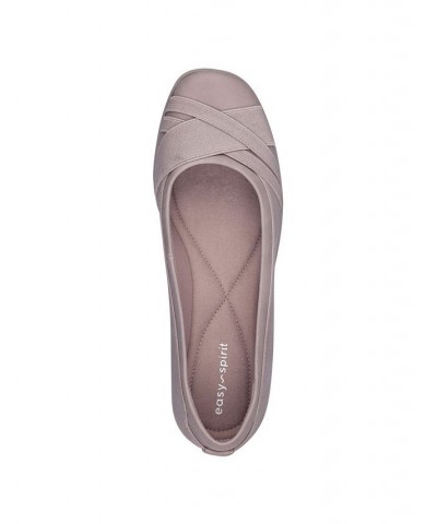 Women's Acasia Round Toe Slip-on Casual Flats Tan/Beige $43.45 Shoes