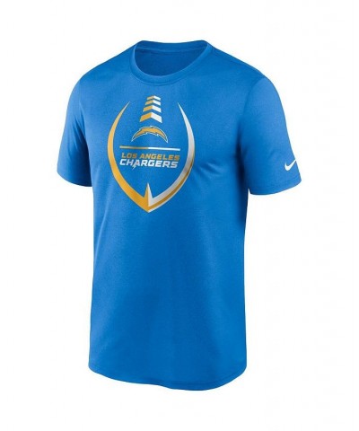 Men's Powder Blue Los Angeles Chargers Icon Legend Performance T-shirt $26.49 T-Shirts