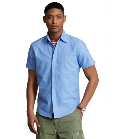 Men's Classic Fit Short Sleeve Oxford Shirt PD03 $42.50 Shirts