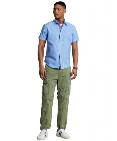 Men's Classic Fit Short Sleeve Oxford Shirt PD03 $42.50 Shirts