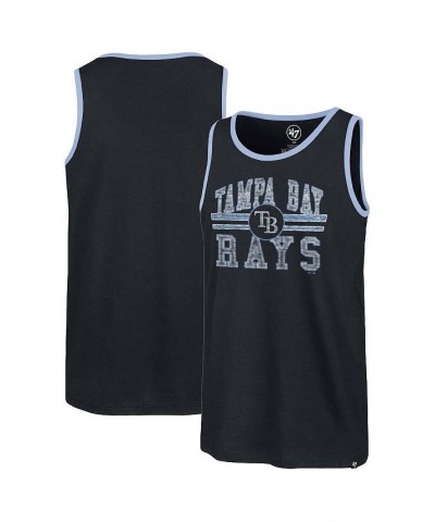 Men's Navy Tampa Bay Rays Winger Franklin Tank Top $22.56 T-Shirts