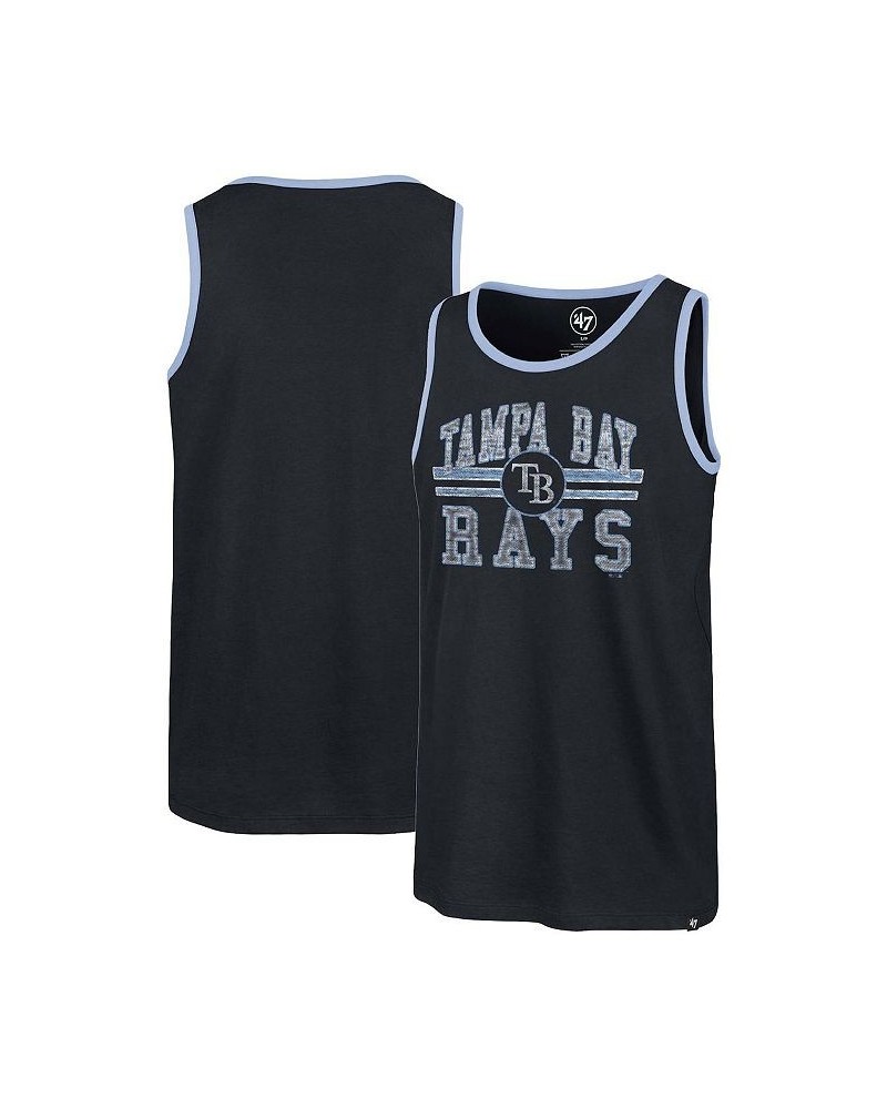 Men's Navy Tampa Bay Rays Winger Franklin Tank Top $22.56 T-Shirts