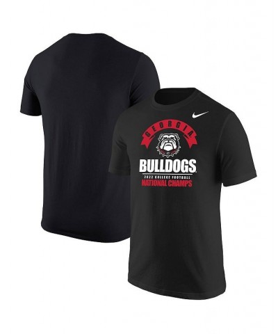 Men's Black Georgia Bulldogs College Football Playoff 2022 National Champions Banner T-shirt $22.94 T-Shirts