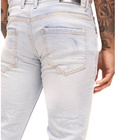 Men's Modern Splattered Stripe Jeans $69.65 Jeans