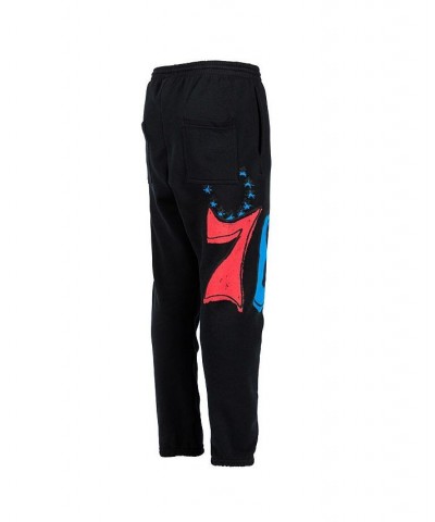 Men's Black Philadelphia 76ers Sweatpants $41.00 Pants