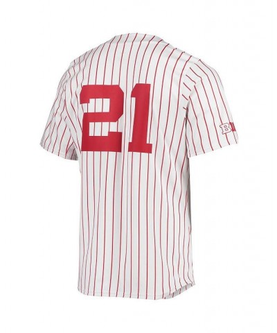 Men's White Nebraska Huskers Replica Baseball Jersey $28.70 Jersey