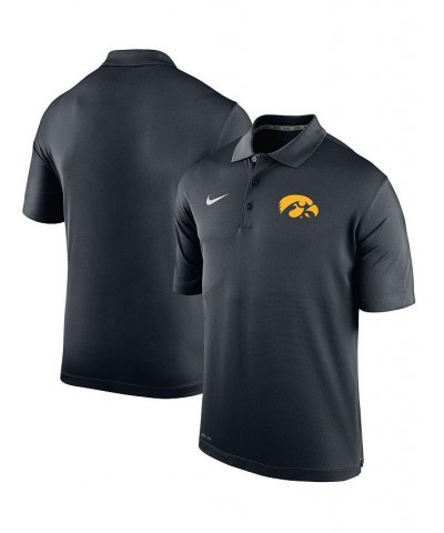 Men's Black Iowa Hawkeyes Big and Tall Primary Logo Varsity Performance Polo Shirt $32.80 Polo Shirts