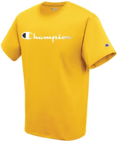 Men's Script Logo T-Shirt Team Gold $11.50 T-Shirts