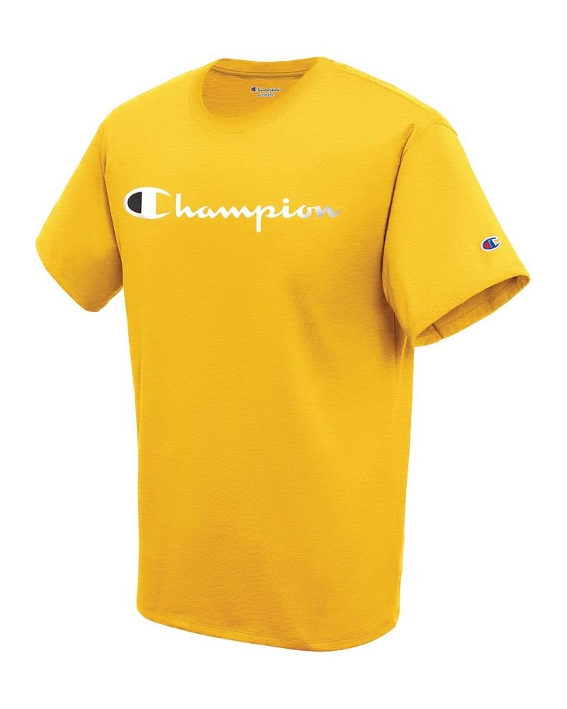 Men's Script Logo T-Shirt Team Gold $11.50 T-Shirts