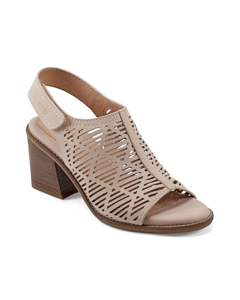 Women's Aurara Stacked Block Heel Dress Sandals PD02 $41.42 Shoes