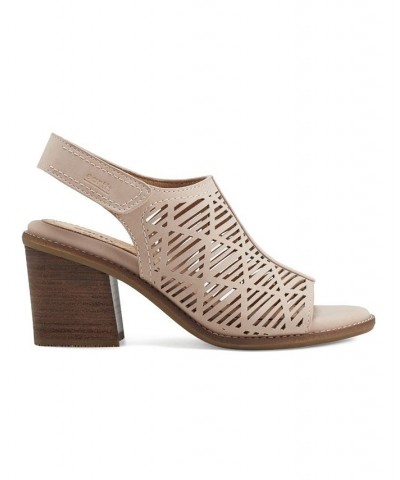 Women's Aurara Stacked Block Heel Dress Sandals PD02 $41.42 Shoes