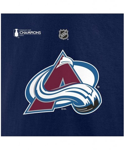 Men's Branded Mikko Rantanen Navy Colorado Avalanche 2022 Stanley Cup Champions Authentic Stack Name and Number T-shirt $20.1...