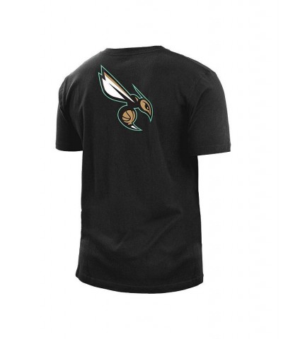 Men's Black Charlotte Hornets 2022/23 City Edition Brushed Jersey T-shirt $19.20 T-Shirts