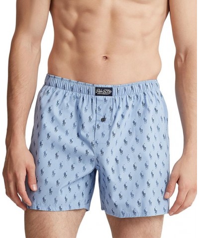 Men's Signature Pony Boxers Blue $20.14 Underwear