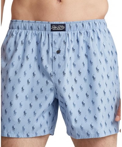 Men's Signature Pony Boxers Blue $20.14 Underwear