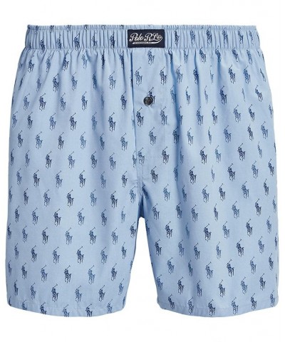 Men's Signature Pony Boxers Blue $20.14 Underwear