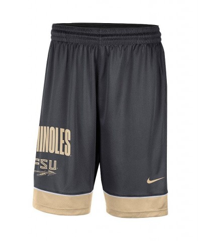 Men's Charcoal, Gold Florida State Seminoles Fast Break Shorts $17.28 Shorts