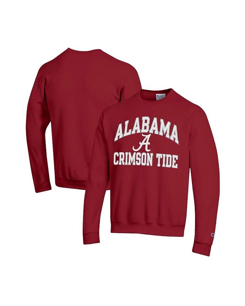 Men's Crimson Alabama Crimson Tide High Motor Pullover Sweatshirt $27.30 Sweatshirt