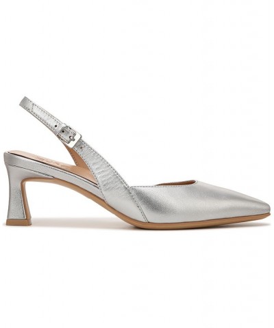 Dalary Slingback Pumps Silver $54.00 Shoes