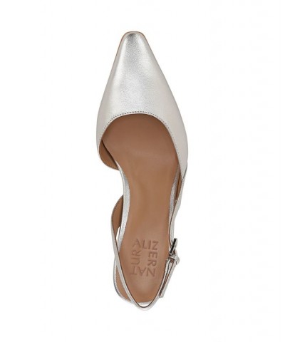 Dalary Slingback Pumps Silver $54.00 Shoes