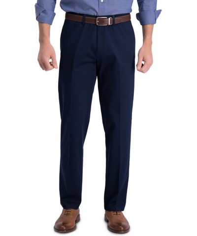 Men’s Iron Free Premium Khaki Straight-Fit Flat-Front Pant Dark Navy $23.65 Pants