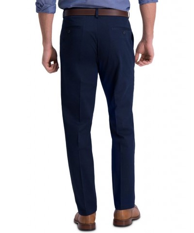 Men’s Iron Free Premium Khaki Straight-Fit Flat-Front Pant Dark Navy $23.65 Pants