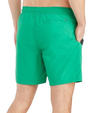 Men's Tommy Flag 7" Swim Trunks PD05 $17.34 Swimsuits