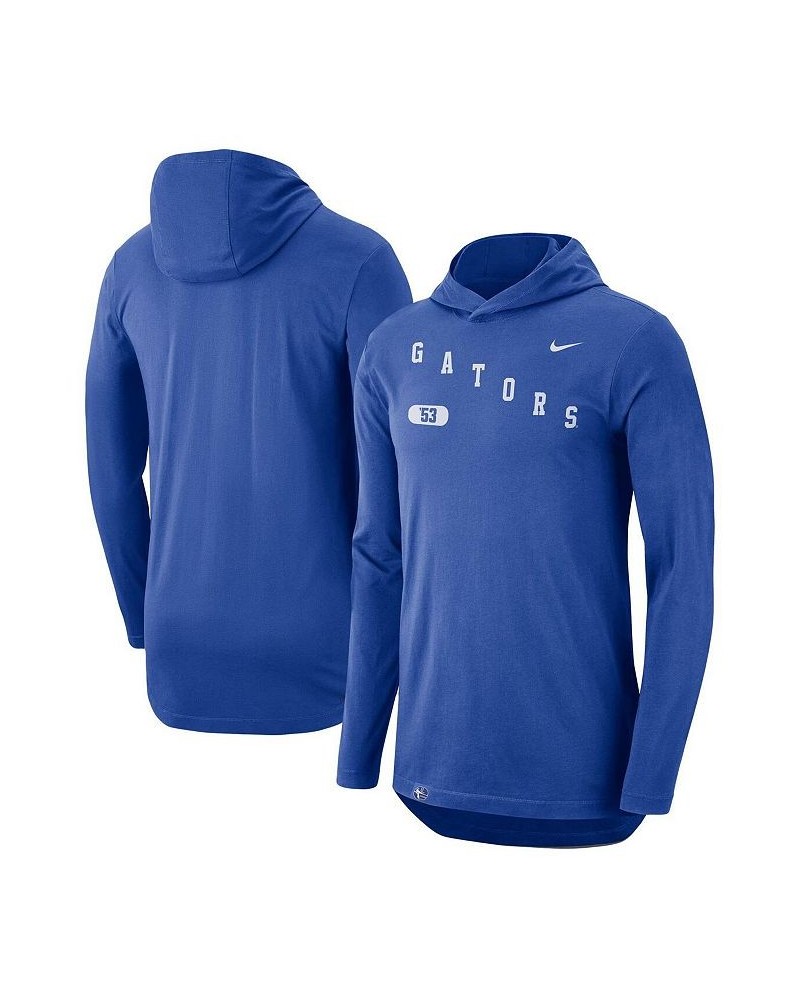 Men's Royal Florida Gators Team Performance Long Sleeve Hoodie T-shirt $26.66 T-Shirts