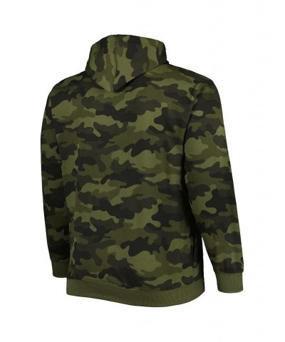 Men's Camo Chicago Cubs Allover Print Big and Tall Pullover Hoodie $45.89 Sweatshirt