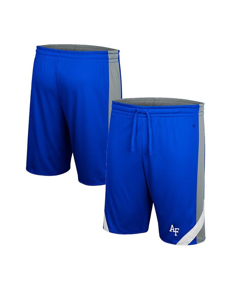 Men's Royal, Gray Air Force Falcons Am I Wrong Reversible Shorts $27.59 Shorts