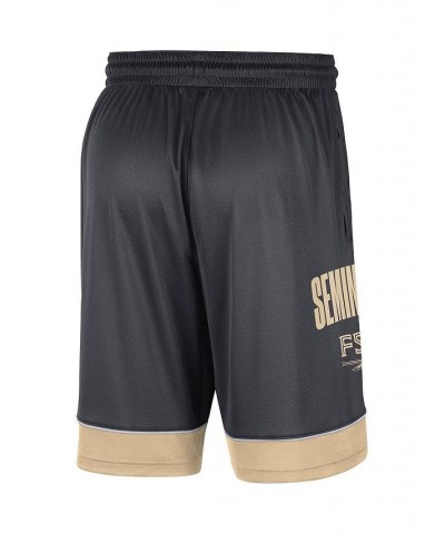 Men's Charcoal, Gold Florida State Seminoles Fast Break Shorts $17.28 Shorts