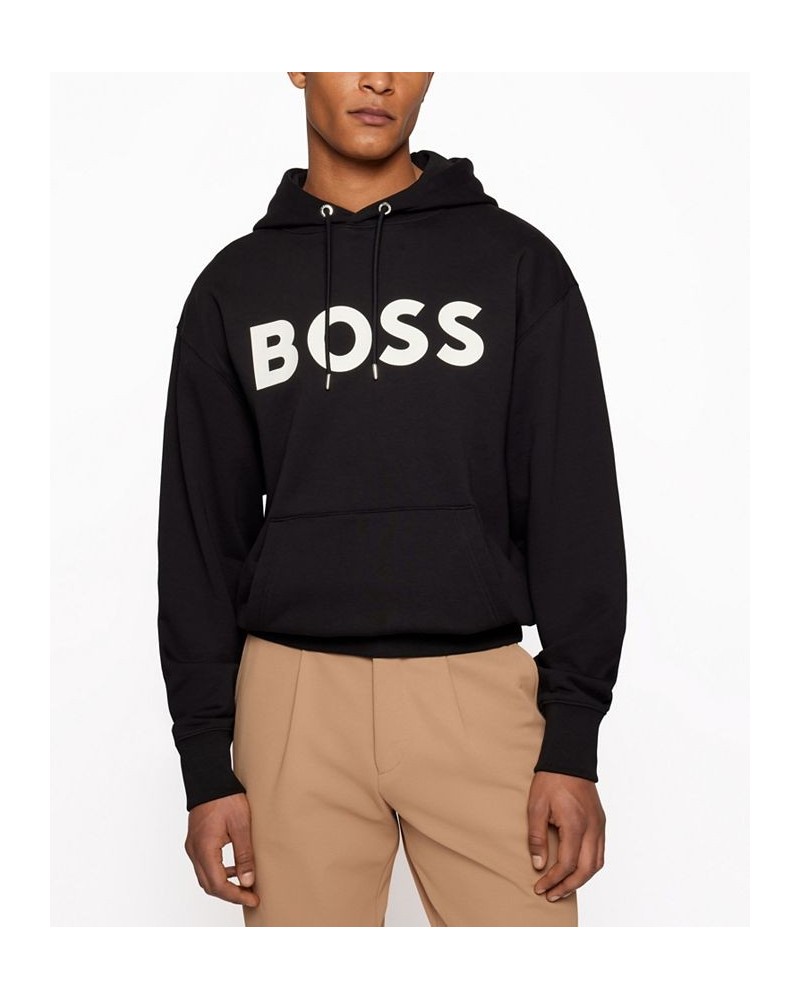 Boss Men's Cotton Sweatshirt Black $60.16 Sweatshirt