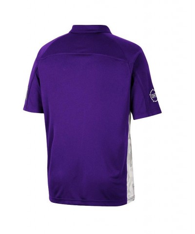 Men's Purple Northwestern Wildcats OHT Military-Inspired Appreciation Snow Camo Polo Shirt $25.80 Polo Shirts