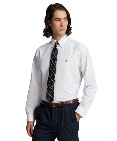 Men's Classic-Fit Performance Oxford Shirt White $54.76 Shirts