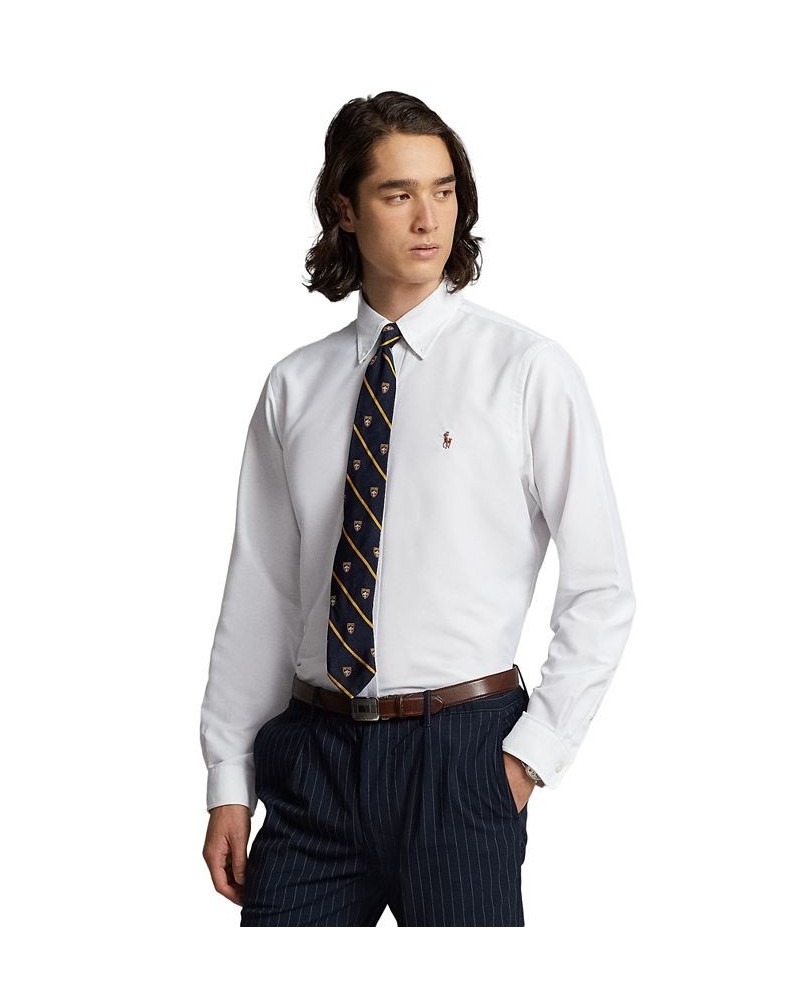 Men's Classic-Fit Performance Oxford Shirt White $54.76 Shirts