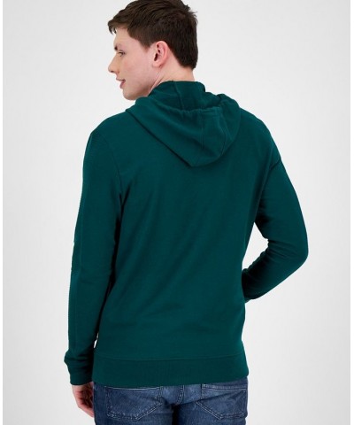 Men's INC Fortune Full Zip Hoodie Green $23.96 Sweatshirt